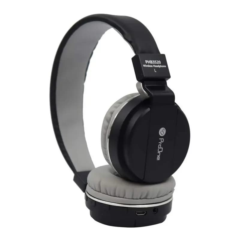 هدفون بلوتوثی ProOne مدل PHB3520 – مشکی — تصویر ۴