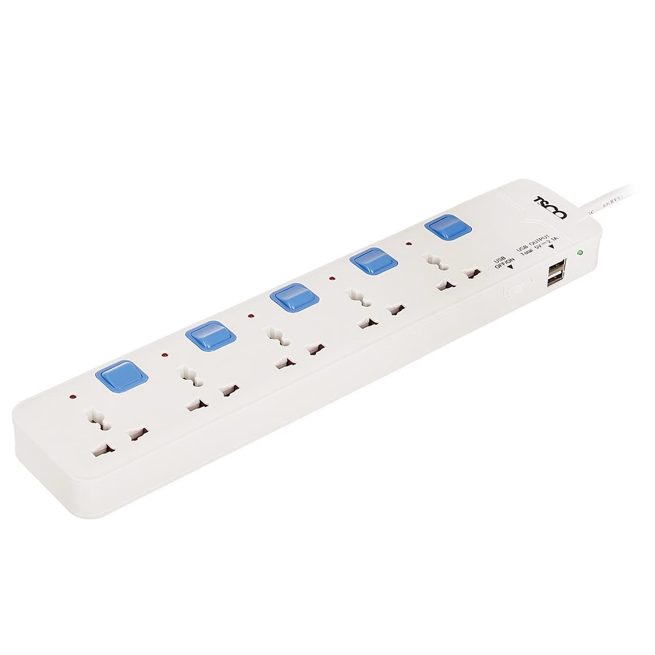 چندراهی برق تسکو مدل TPS 546U Power Strip (پک ناسالم) — تصویر ۲