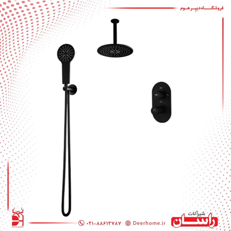 شیر حمام توکار راسان مدل رناتا کلاس 1 — تصویر ۴