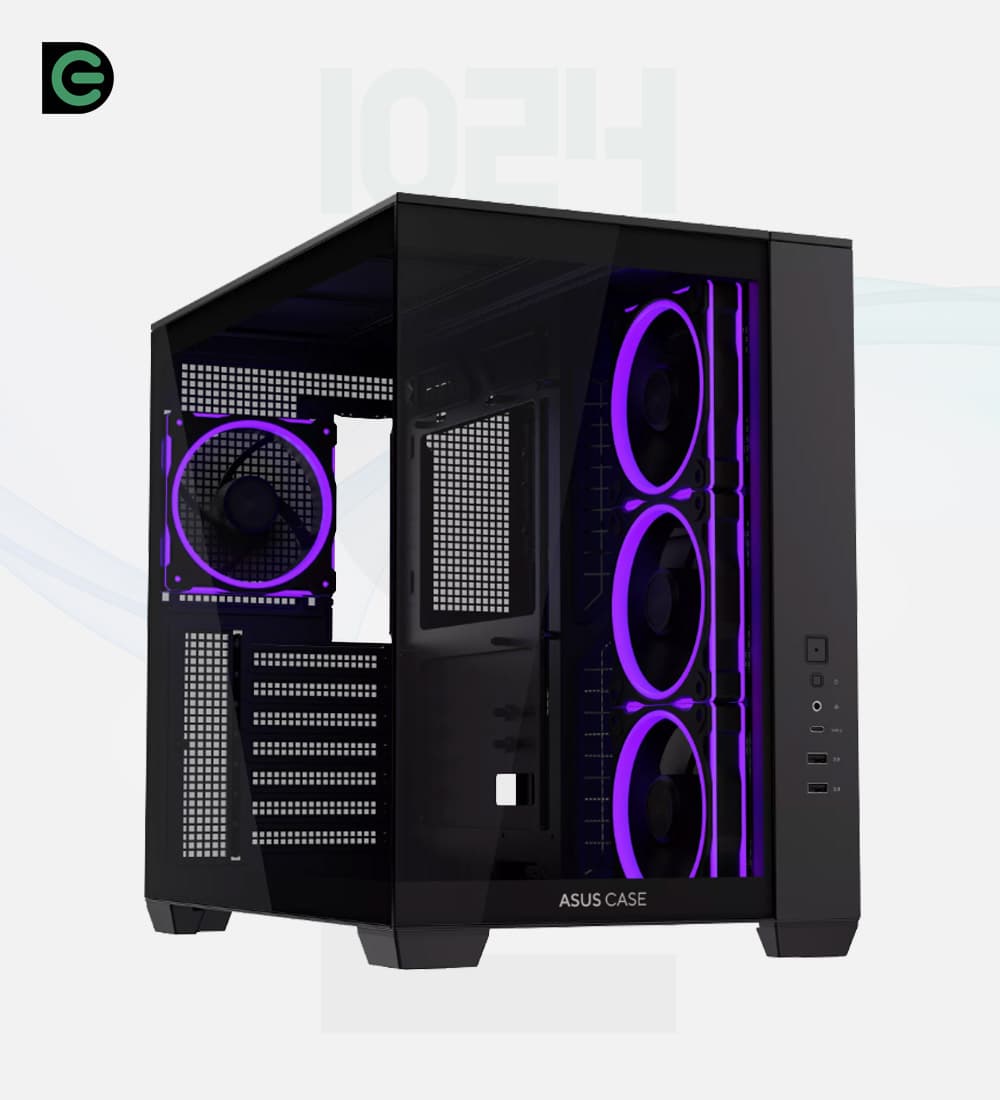 کیس ASUS مدل A32 PLUS ARGB TG BLACK