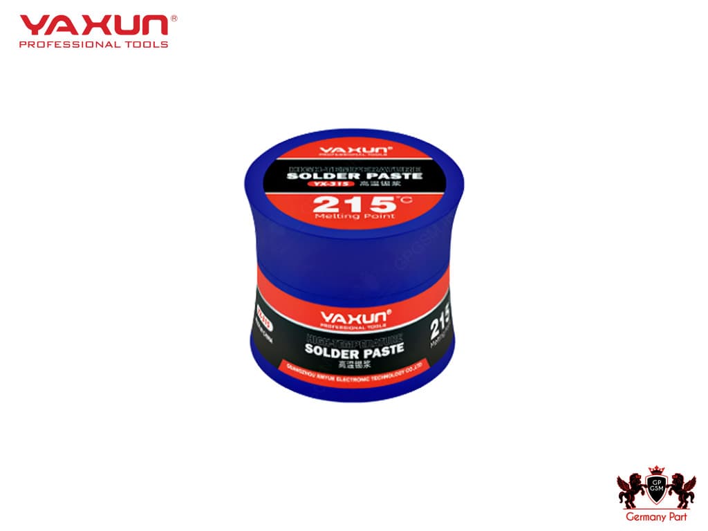 خمیر قلع 215 درجه سانتی‌گراد یاکسون SOLERING PASTE YX315 YAXUN