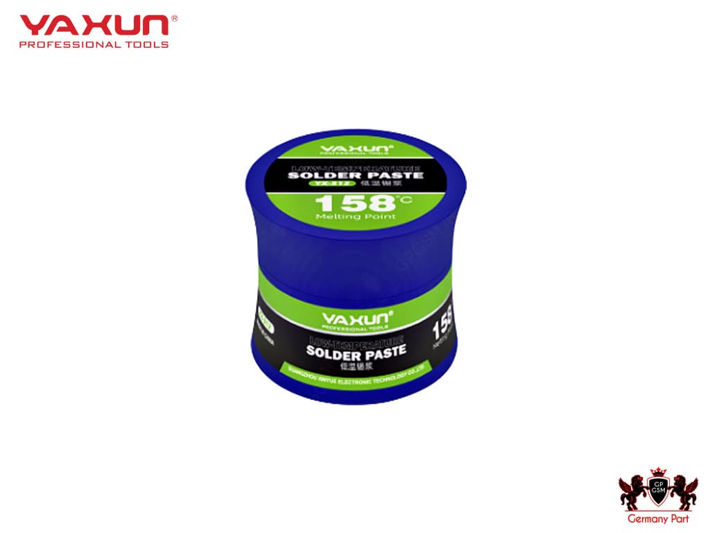 خمیر قلع 158 درجه سانتی‌گراد یاکسون SOLERING PASTE YX312 YAXUN