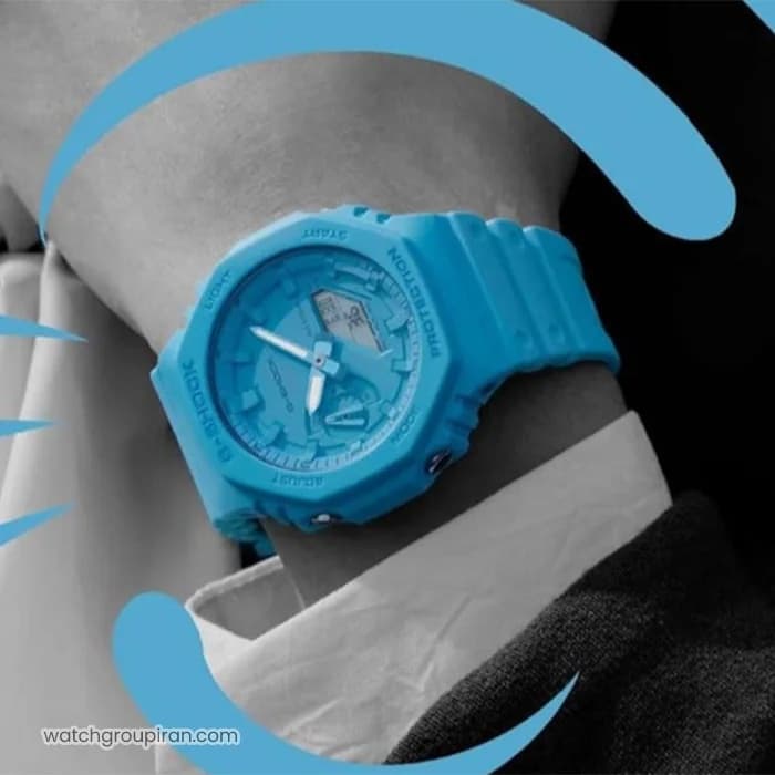 ساعت مچی مردانه کاسیو مدل GA-2100-2A2DR — تصویر ۶