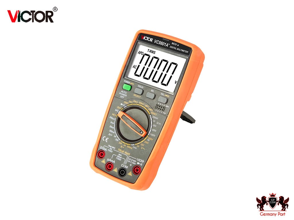 مولتی متر ویکتور MULTIMETER VC9801A+ VICTOR