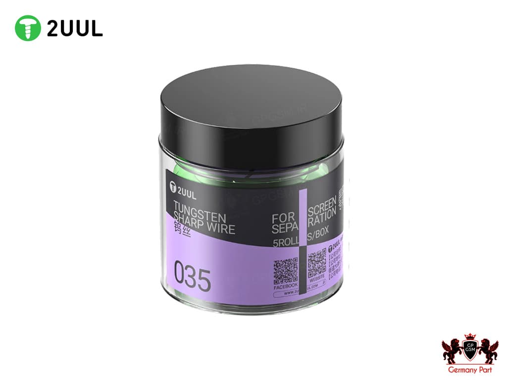 سیم جدا کننده تاچ و ال سی دی 100متری TUNGSTEN SHARP WIRE WS-035 0.035MM 2UUL — تصویر ۳