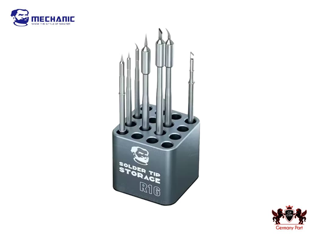 پایه نگهدارنده پیچ گوشتی و نوک هویه مکانیک مدل آر16 – SCROW & SOLDER TIP DRIVER R16 MECHANIC