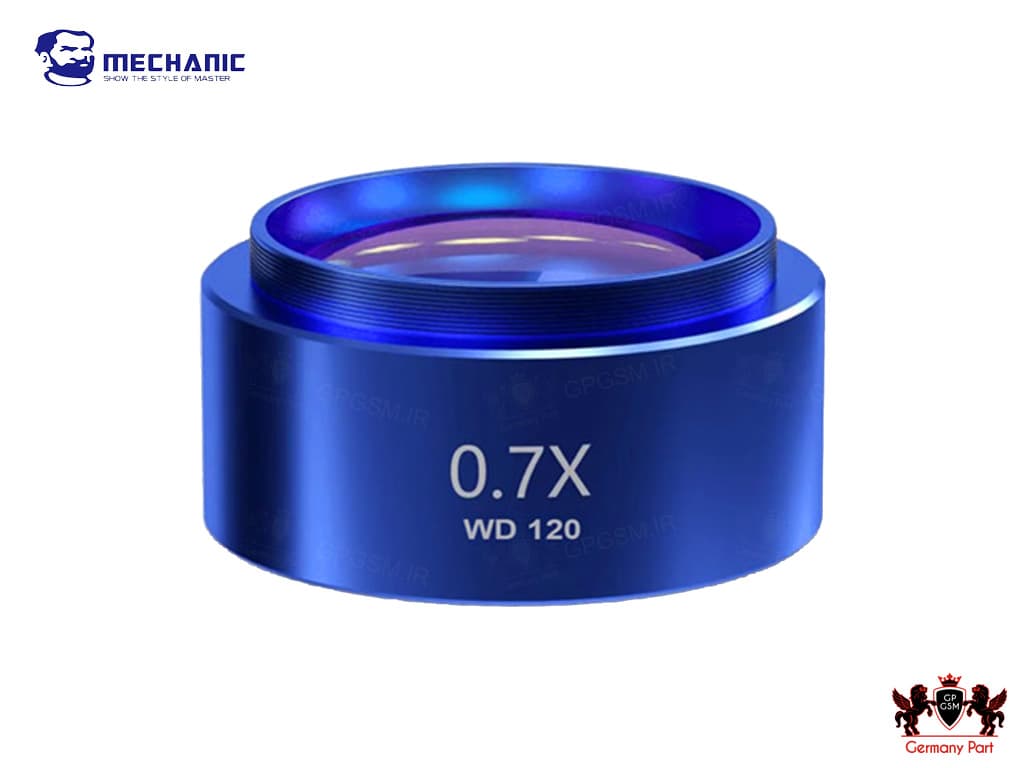 محافظ لنز واید لوپ در مقابل دود فلکس مکانیک AUXILIARY OBJECTIVE OF STEREO MICROSCOP 0.7X MECHANIC