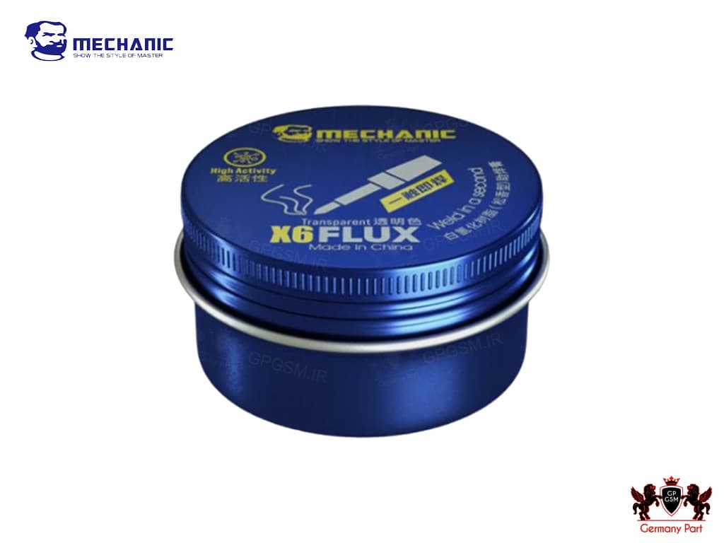 روغن فلکس مکانیک مدل ایکس 6 – SOLDERING & FLUX PAST X6 MECHANIC