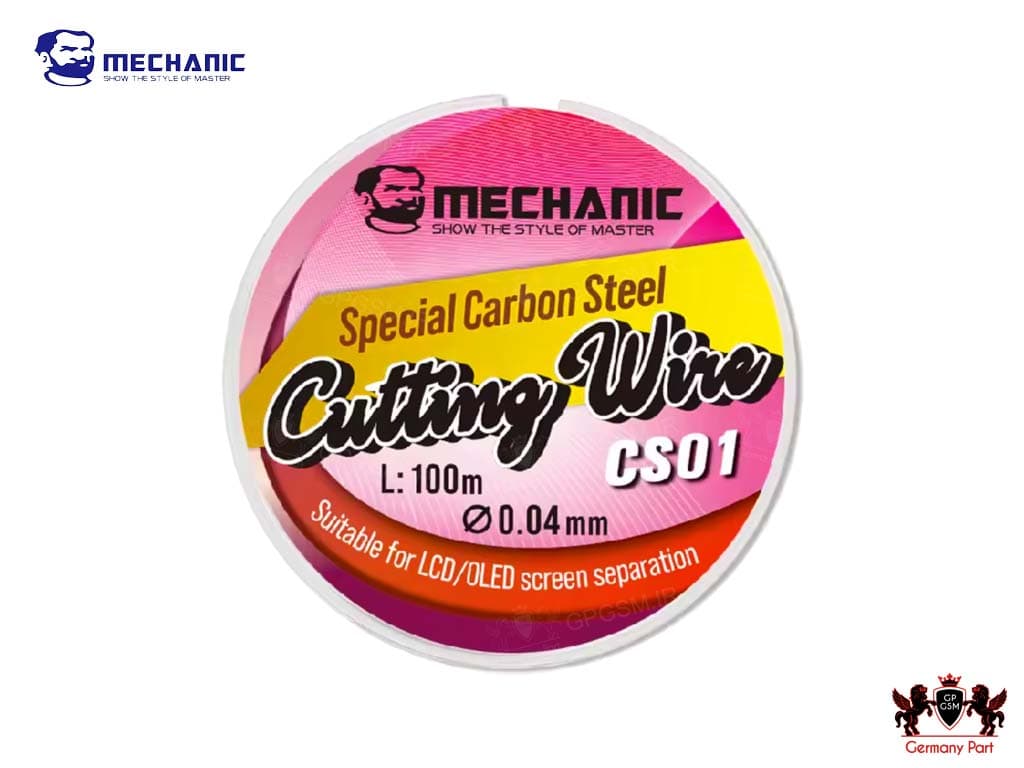سیم جدا کننده تاچ و ال سی دی مکانیک SPECIAL CARBON STEEL CUTTING WIRE CS01 0.04MM MECHANIC