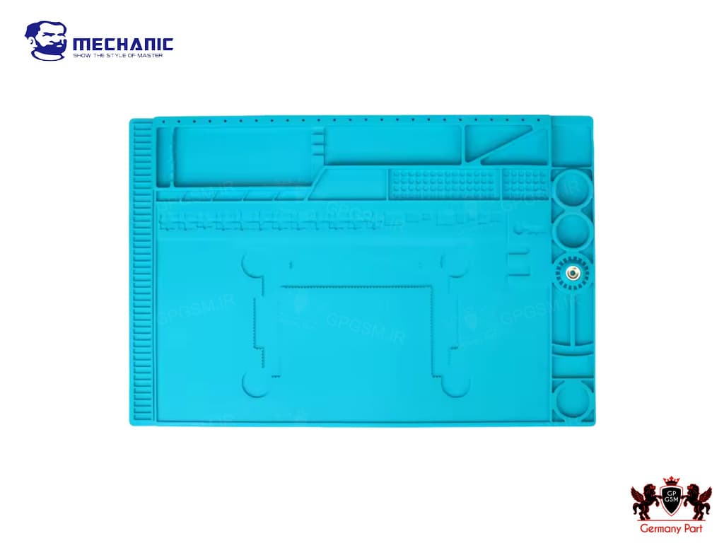 پد انتی استاتیک ضد لغزش سیلیکونی مکانیک مدل وی 55 – MECHANICHIGH TEMPERATURE MATS V55