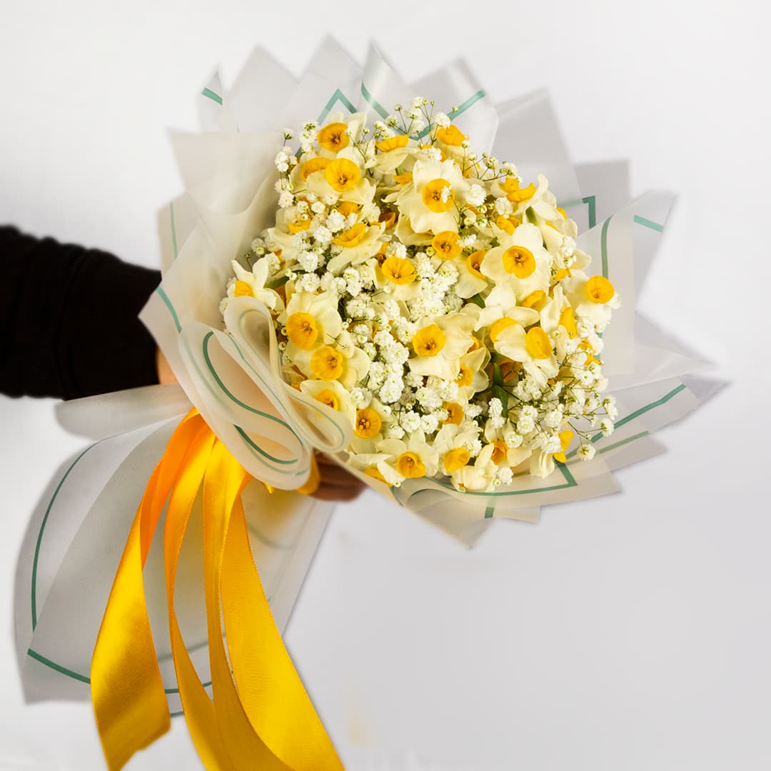 دسته گل نرگس کد 25059 |باختر