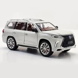 اسباب بازی ماشین فلزی لکسوس دودزا مدل LEXUS LX570 چراغ دار و موزیکال — تصویر ۳