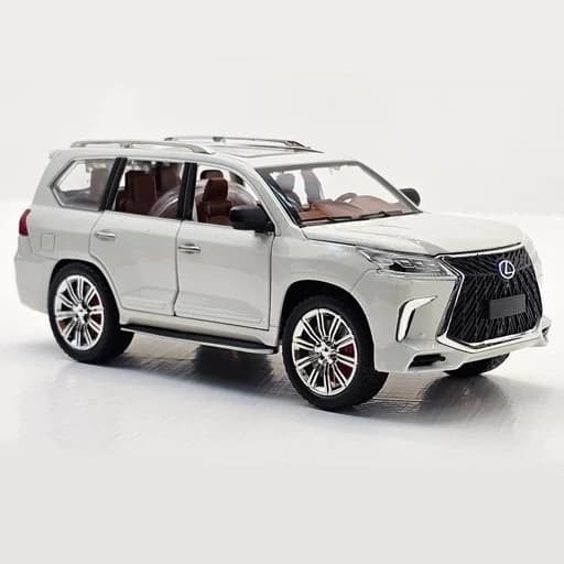 اسباب بازی ماشین فلزی لکسوس دودزا مدل LEXUS LX570 چراغ دار و موزیکال — تصویر ۲