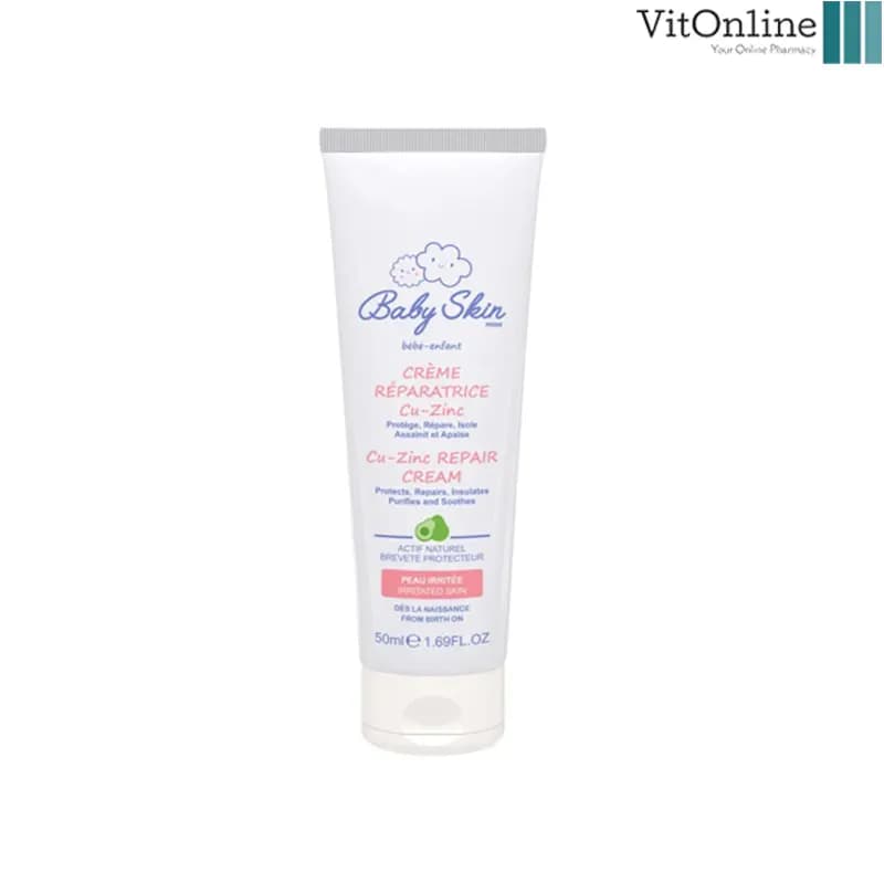 کرم کیوزینک درمان ادرار سوختگی کودک بیبی اسکین Baby Skin