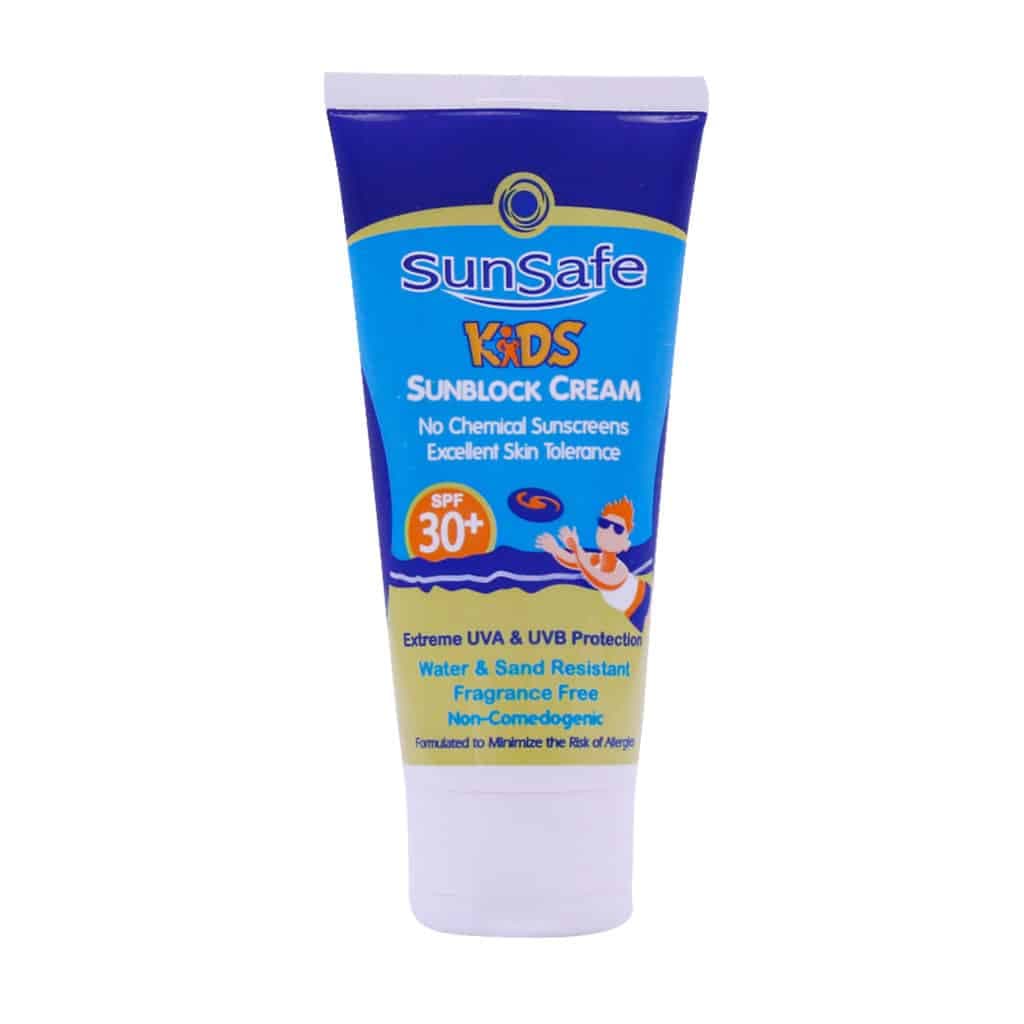 کرم ضد آفتاب کودکان SPF30 سان سیف 50 گرم — تصویر ۹