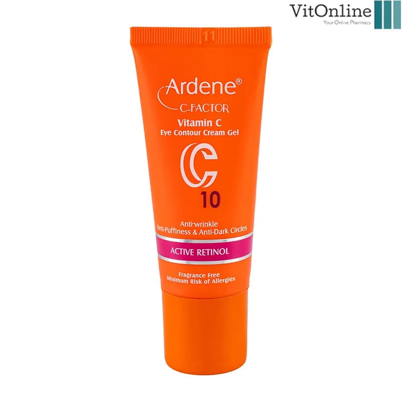 کرم ژل دور چشم آردن سری سی فکتور مدل C10 حجم 15 میلی لیتر