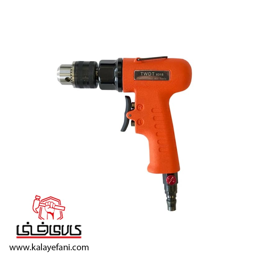 دریل بادی TWDT هفت تیری 10 میلی متر مدل TW-8315 — تصویر ۷