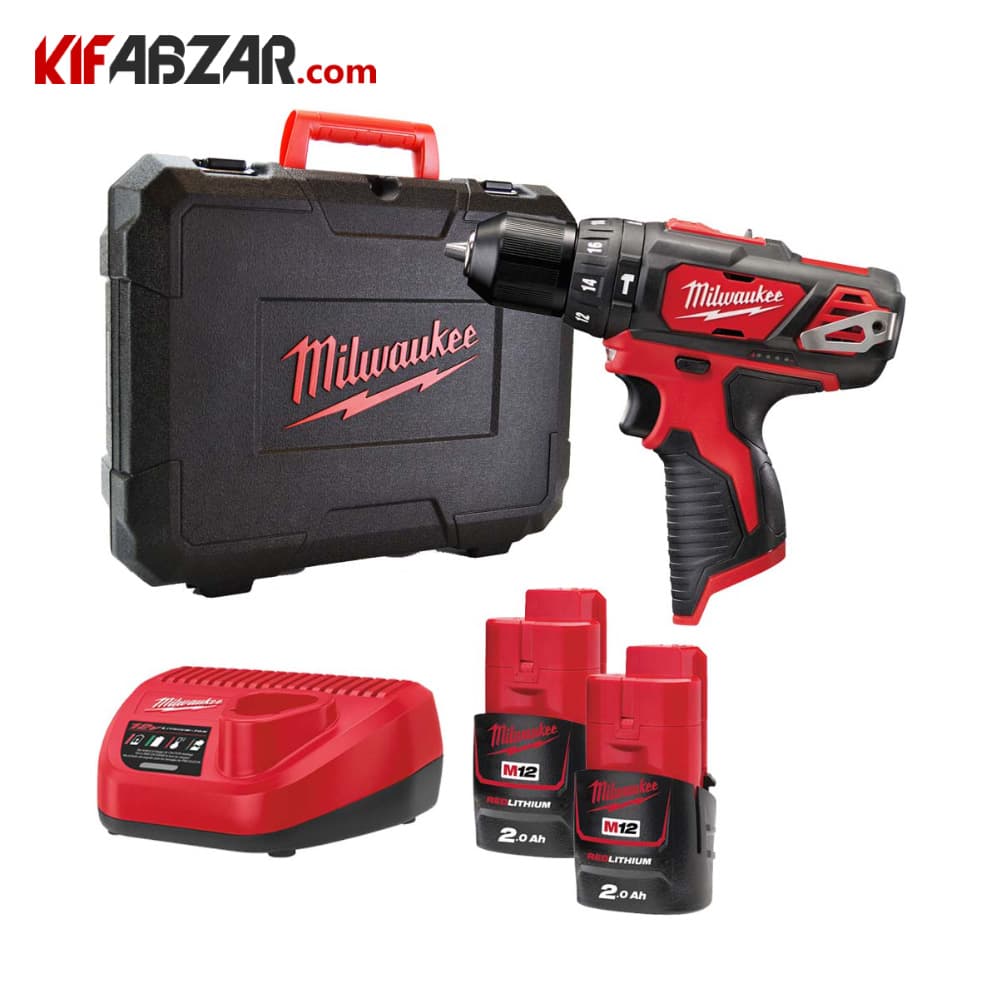 دریل شارژی چکشی میلواکی لیتیوم 12 ولت مدل M12 BPD-202C — تصویر ۱۱