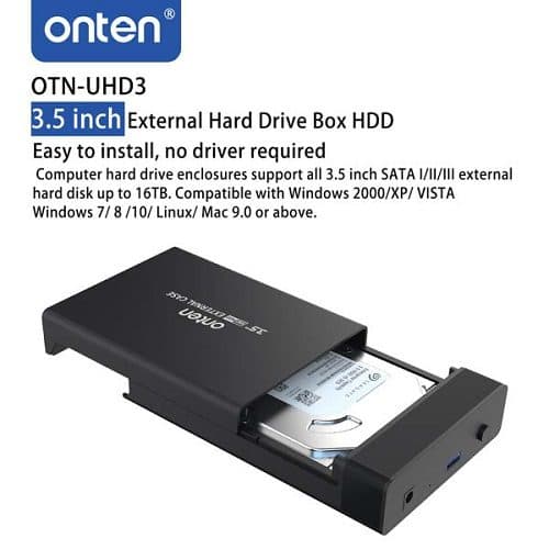 باکس هارد 3.5 اینچ USB 3.0 اونتن مدل OTN-UHD3 — تصویر ۹