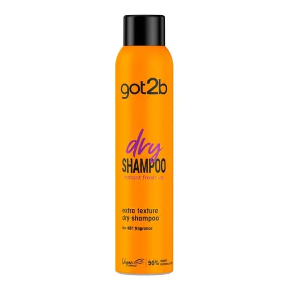 شامپو خشک گات تو بی نارنجی مدل تکسچر Got2b dry shampoo extra texture