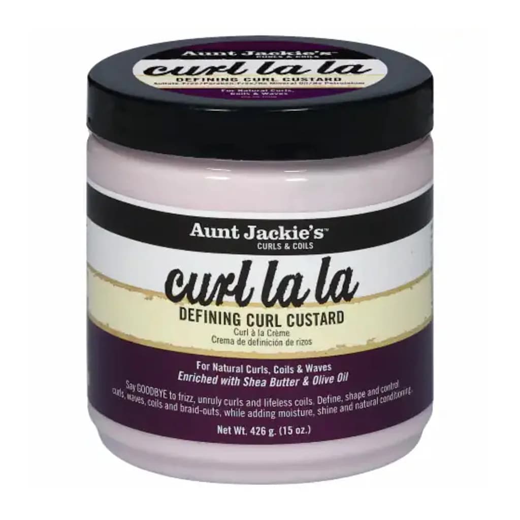 کرم مو حالت دهنده و فر کننده آنت جکیز – Aunt Jackie’s – Curl La La – Custard