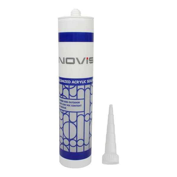 چسب درزگیر اکریلیک سیلیکونی نویس ( NOVIS ) حجم 550 گرم