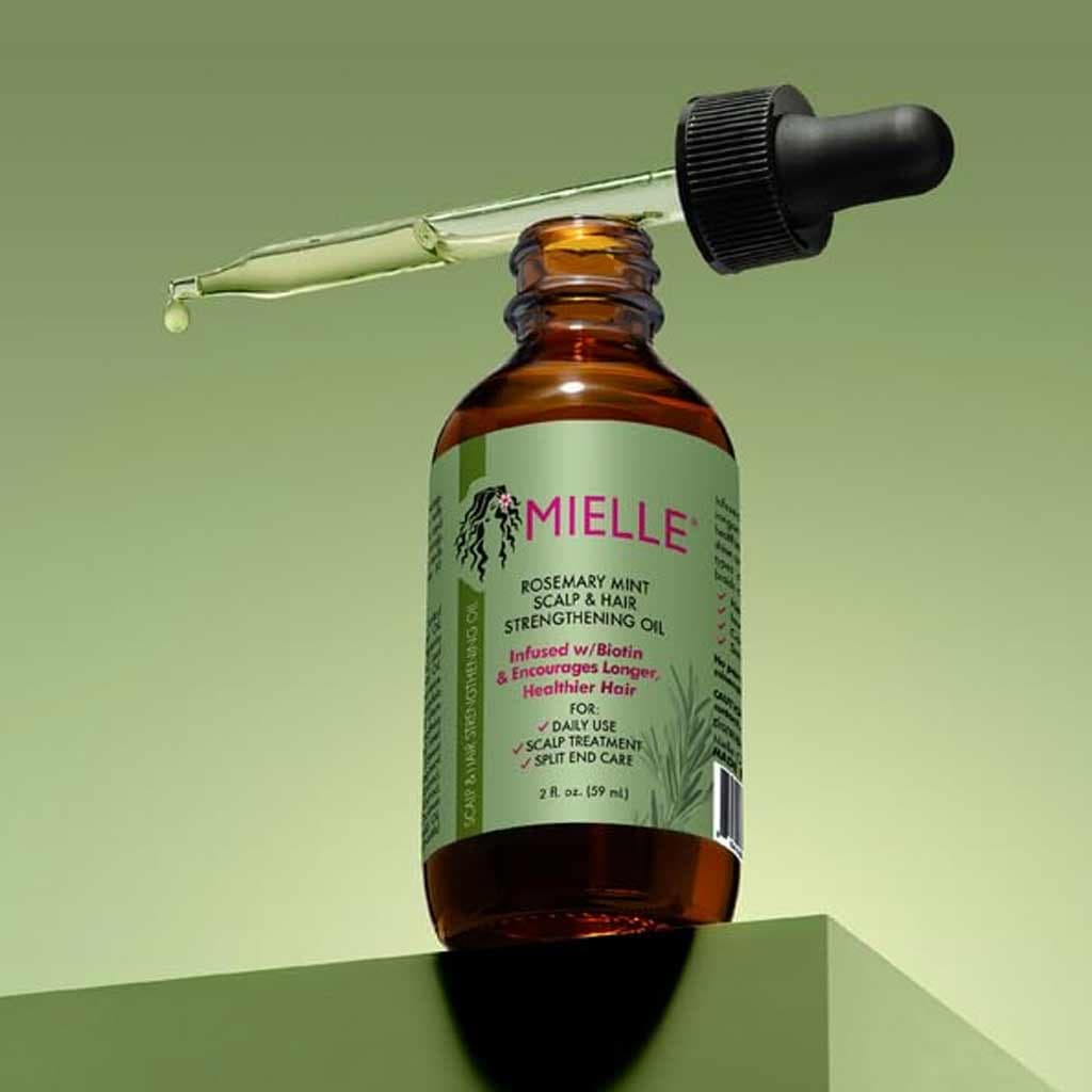 روغن مو رزماری و نعناع میله – Mielle Rosemary Mint Scalp & Hair Strengthening Oil — تصویر ۵