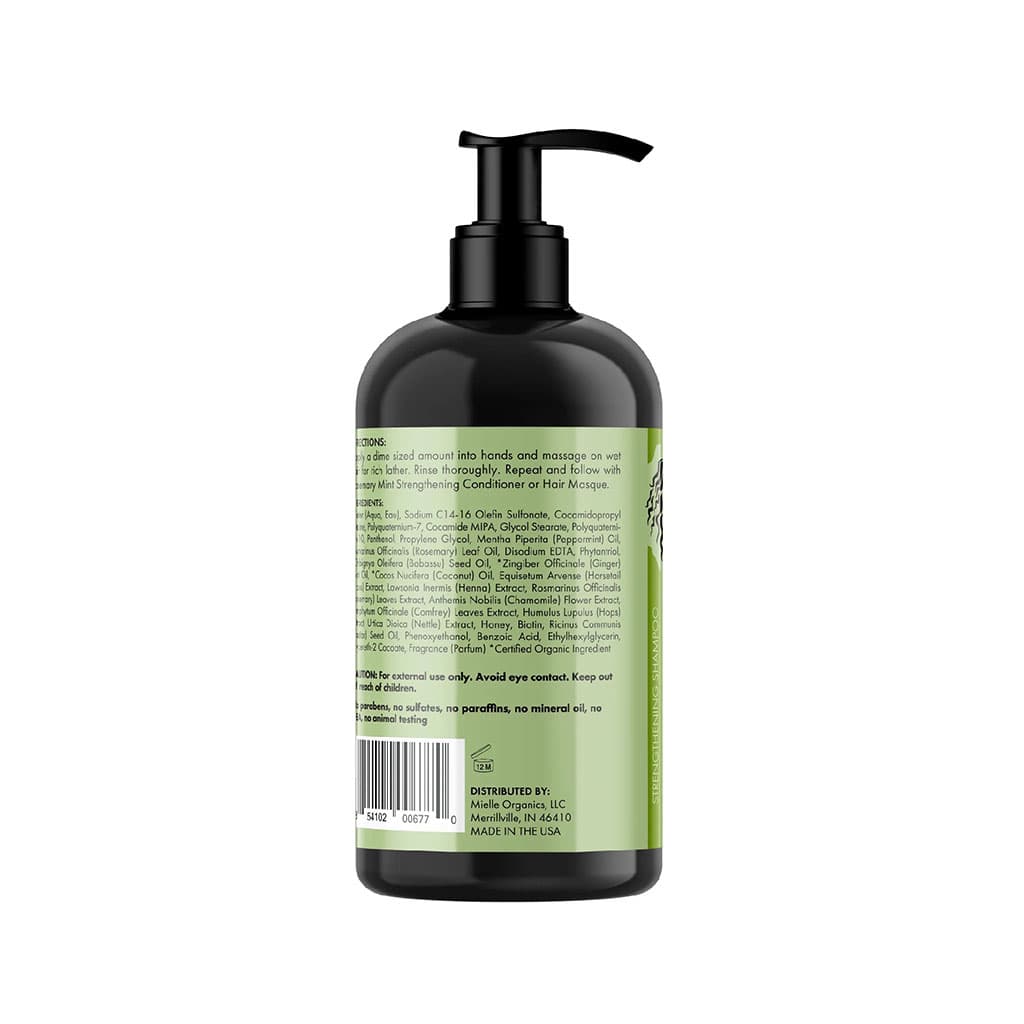 شامپو رزماری و نعناع میله – Mielle Rosemary Mint Strengthening Shampoo — تصویر ۳