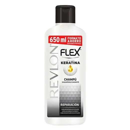 شامپو کراتینه ترمیم کننده مو رولون – Revlon Flex Keratin Repairing Shampoo — تصویر ۴