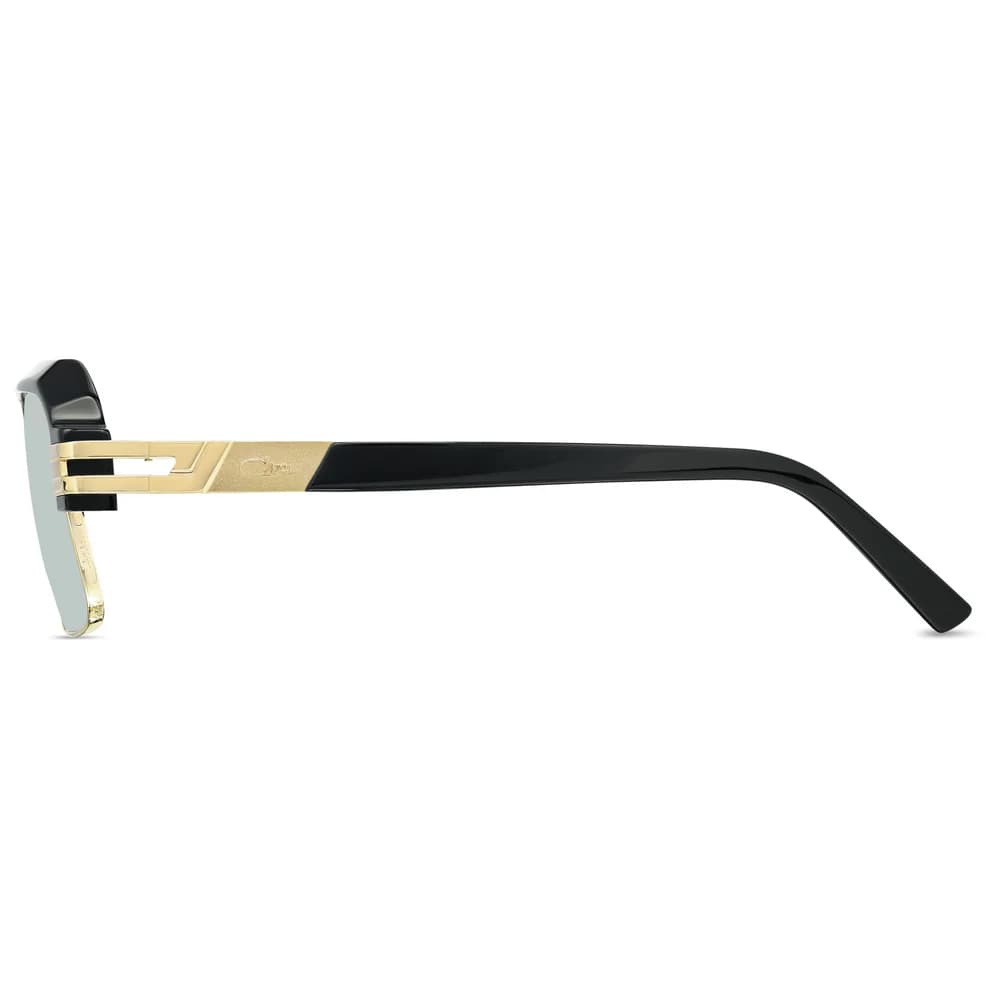 عینک آفتابی Cazal مدل 6020/3 | طراحی خاص با فریم مشکی و جزئیات فلزی طلایی — تصویر ۷