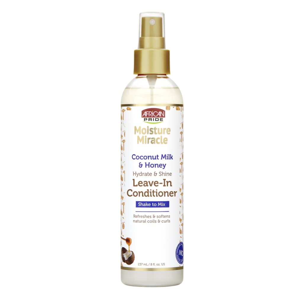 اسپری مو آبرسان آفریکن پراید حاوی شی نارگیل و عسل – Miracle Coconut Milk & Honey