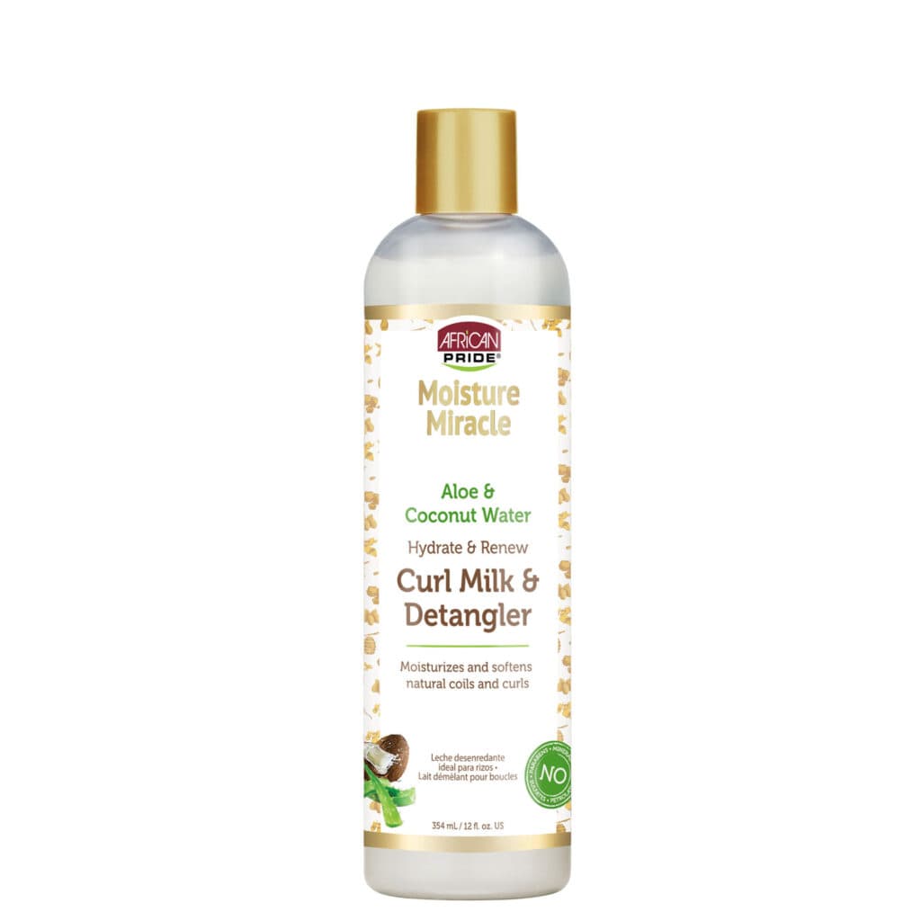 شیر مو آبرسان گره باز کن آفریکن پراید – African Pride Moisture Miracle Curl Milk & Hair Detangler