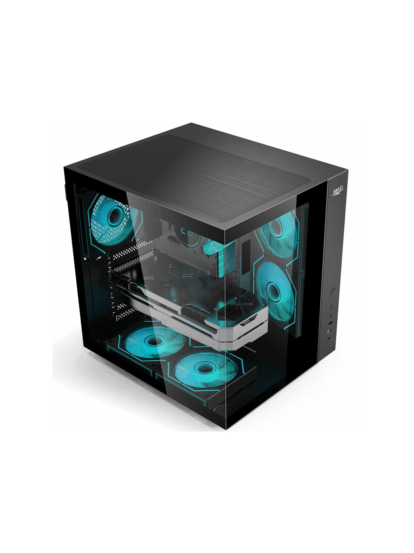 کیس گیمینگ اوست مدل AQ-15-B — تصویر ۴
