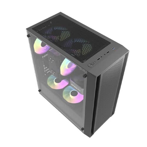 DarkFlash DK353 ATX Black Case — تصویر ۹