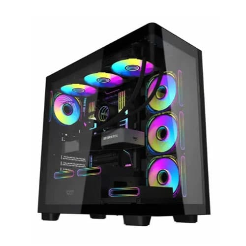 DarkFlash DS900G ATX Black Computer Case
