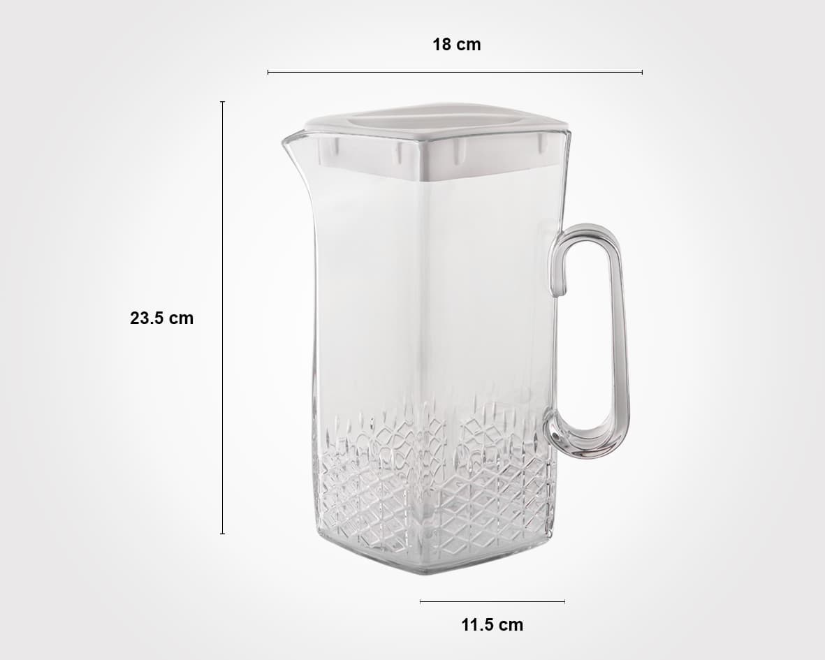 پارچ 4 گوش کریستال لیمون — تصویر ۵