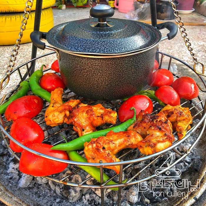 گریل توری آشپزی در طبیعت — تصویر ۴