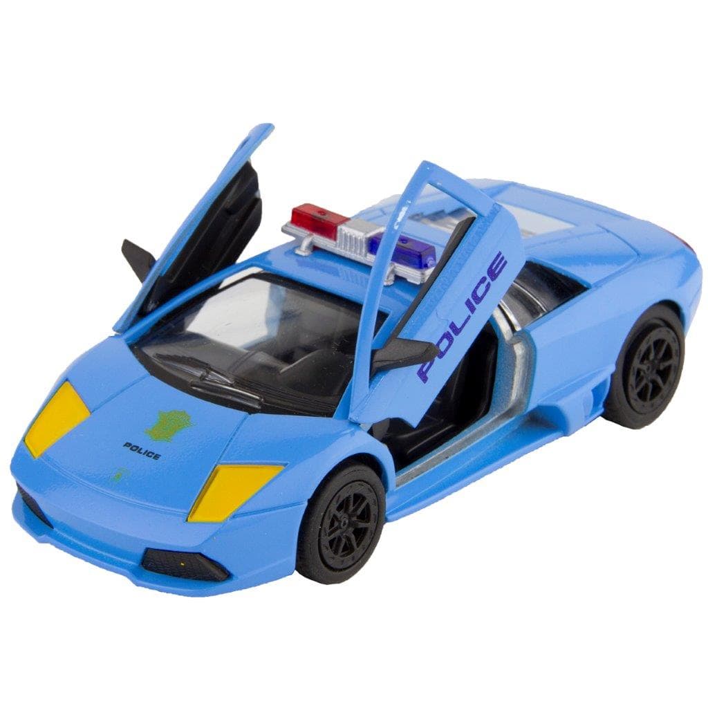 ماشین بازی فلزی لامبورگینی پلیس تک و عمده — تصویر ۵
