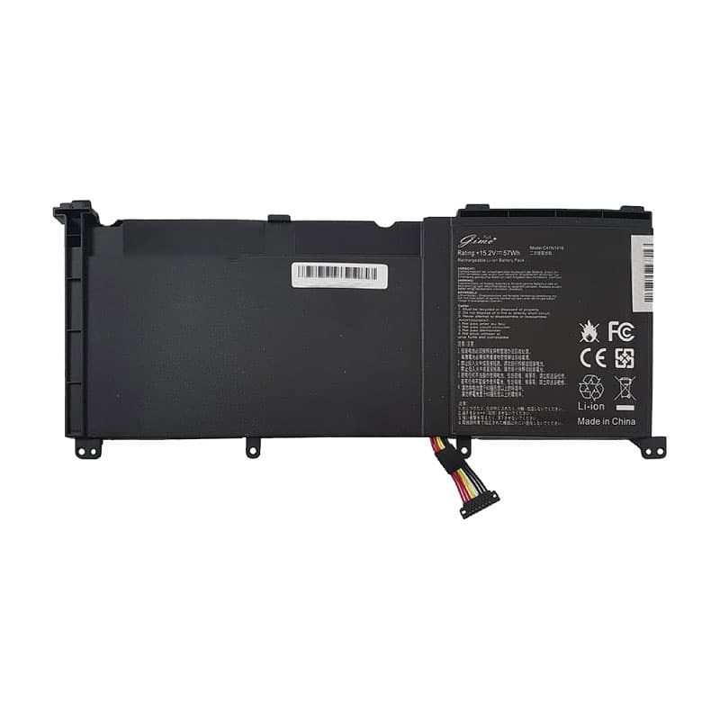 باتری لپ تاپ ایسوس ROG G501_ZenBook UX501_C41N1416 Gimo Plus مشکی-داخلی-57 وات ساعت
