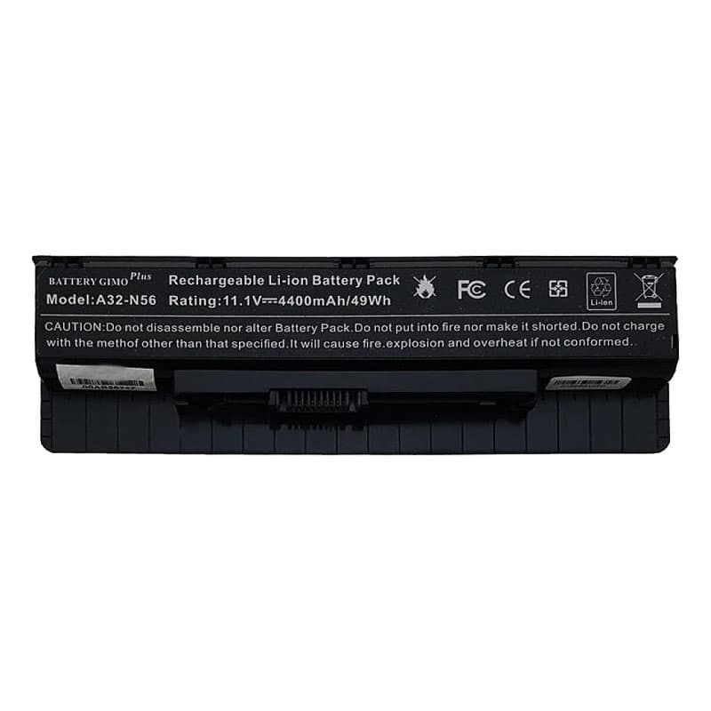 باتری لپ تاپ ایسوس Battery Laptop Asus N56-6Cell Gimo Plus