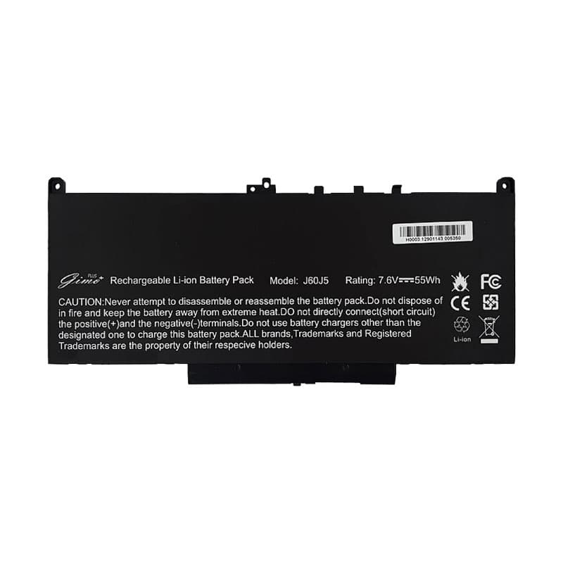 باتری لپ تاپ دل Latitude E7470_J60J5 Gimo Plus مشکی داخلی-55 وات ساعت