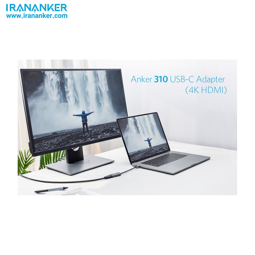 مبدل USB-C به HDMI انکر مدل PowerExpand+ USB C to HDMI A8312 با طول 15 سانتی متر — تصویر ۷