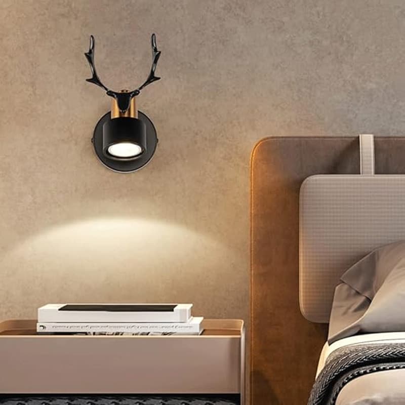 چراغ دیواری مدرن مدل Deer head 1 کد W123 — تصویر ۸