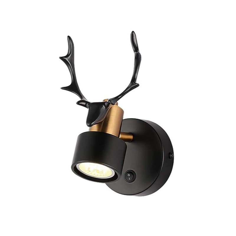 چراغ دیواری مدرن مدل Deer head 1 کد W123