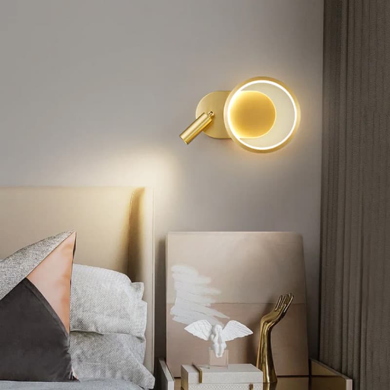 چراغ دیواری مدرن مدل Moderna gold کد W156 — تصویر ۳