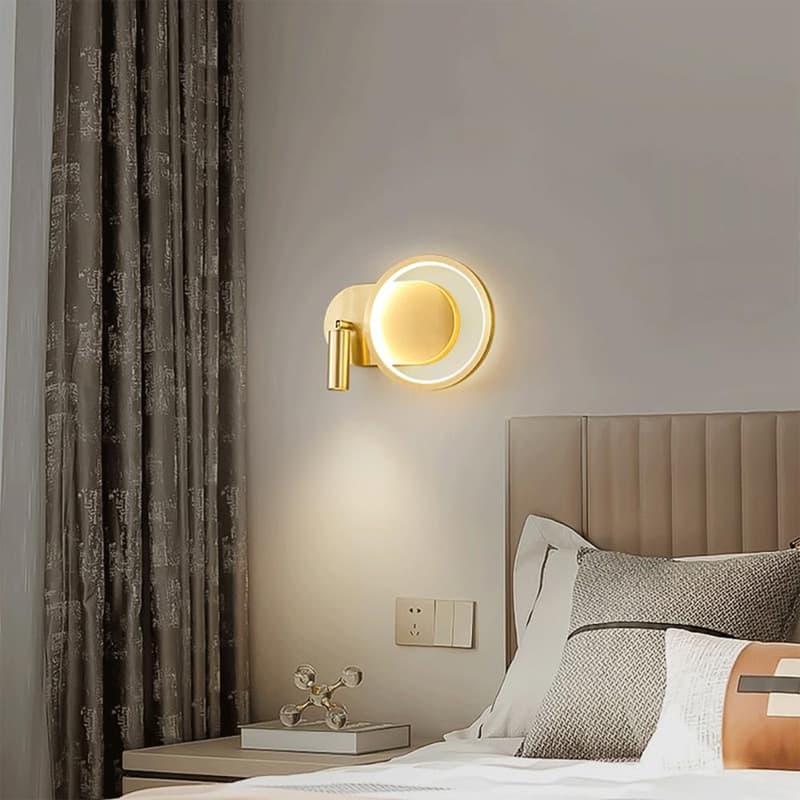 چراغ دیواری مدرن مدل Moderna gold کد W156 — تصویر ۴