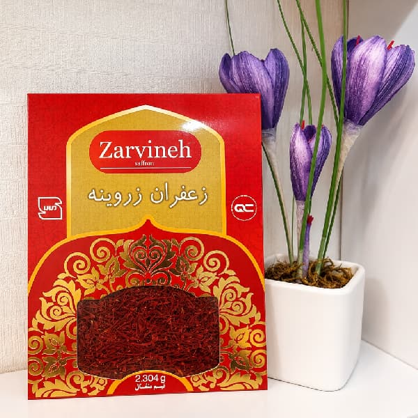 زعفران نگین زَروینِه – نیم مثقال — تصویر ۳
