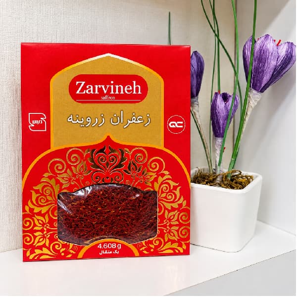 زعفران نگین زروینه – یک مثقال — تصویر ۳