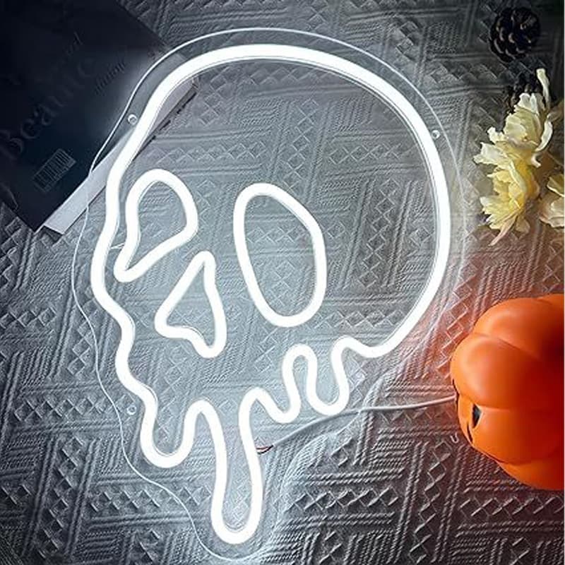 تابلو نئون طرح اسکلت کد JOB088 ابعاد 50 در 50 سانتیمتر