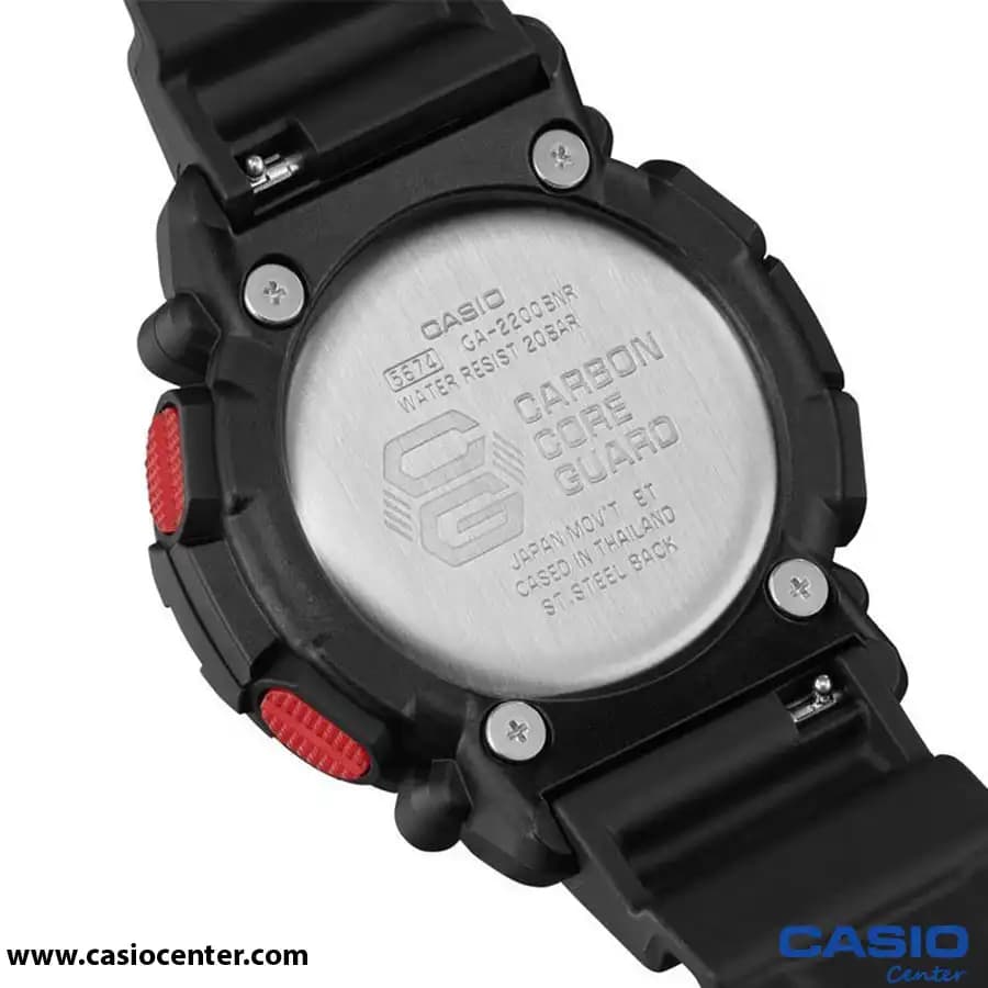 ساعت مچی مردانه کاسیو جی شاک مدل GA-2200BNR-1ADR — تصویر ۸